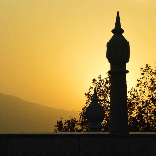 "Jahan's Mosque" by Keith MacIntosh FRGS - £10.00 "Jahan's Mosque" stock image