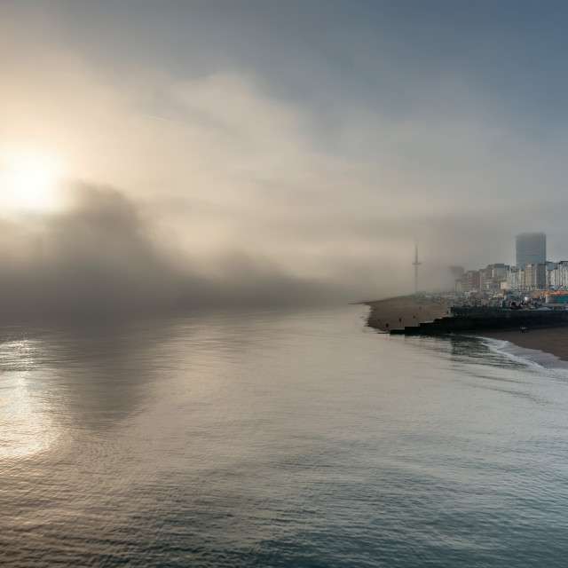 "Attack of the Mist" stock image