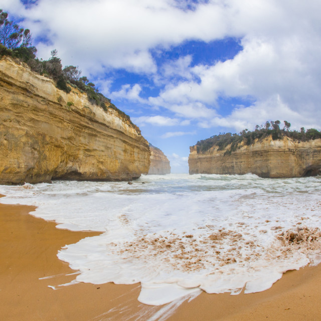 "Loch Ard Gorge" stock image