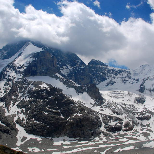 "Alpine Skies" stock image