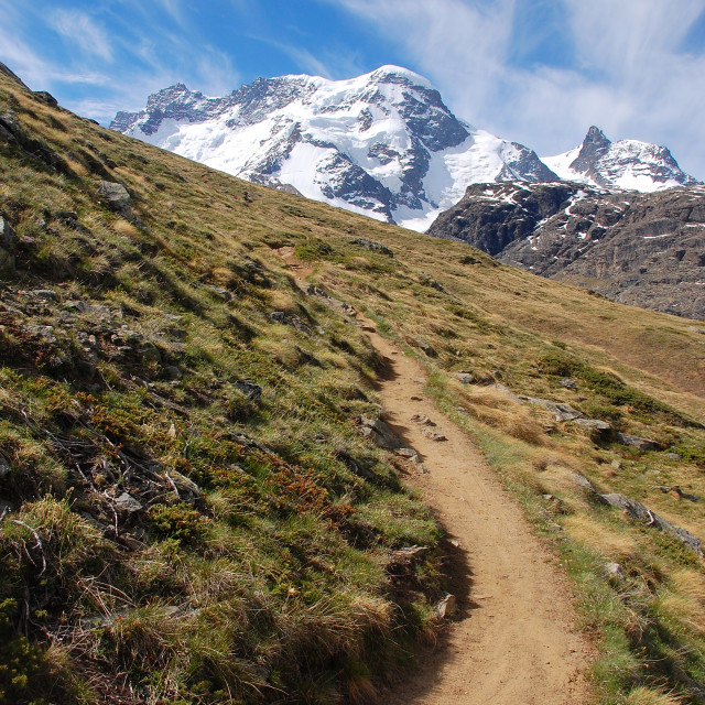 "Mountain Trail" by Keith MacIntosh FRGS - $12.22 "Mountain Trail" stock image