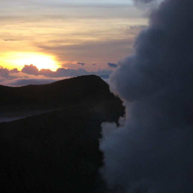 "Volcanic Skies" stock image