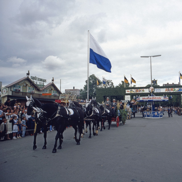 "Oktoberfest München 1982" stock image