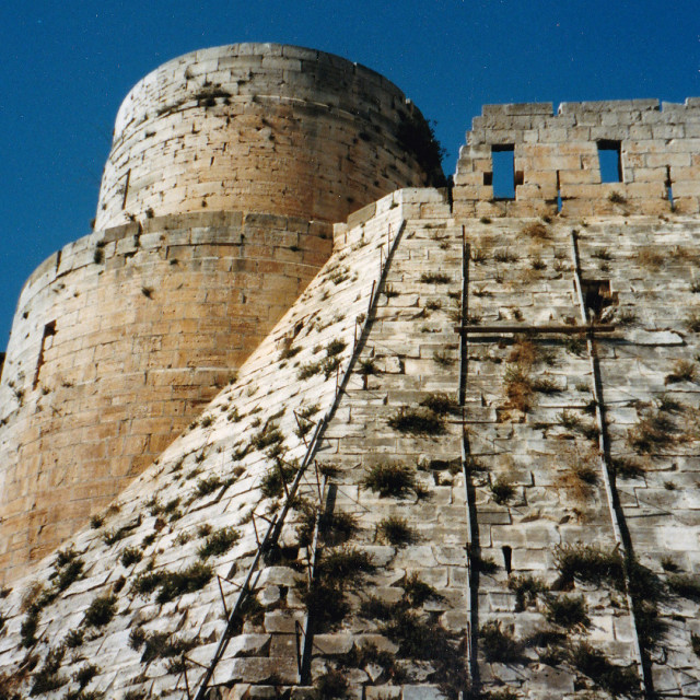 "Krak des Chevaliers" stock image