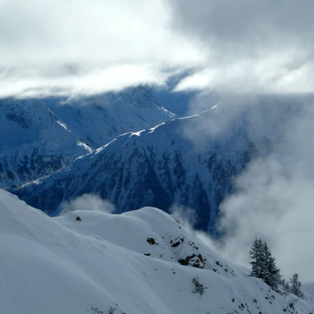 "Through the Clouds" stock image