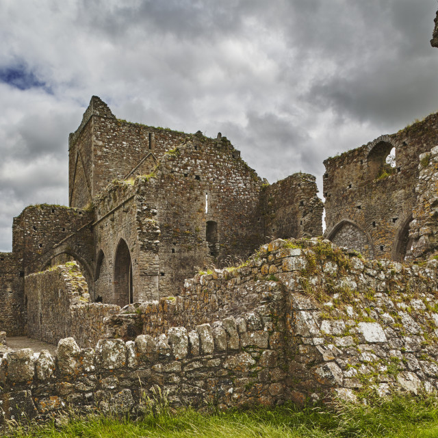 "The ruins of Hore Abbey, near the ruins of the Rock of Cashel, Cashel, County..." stock image