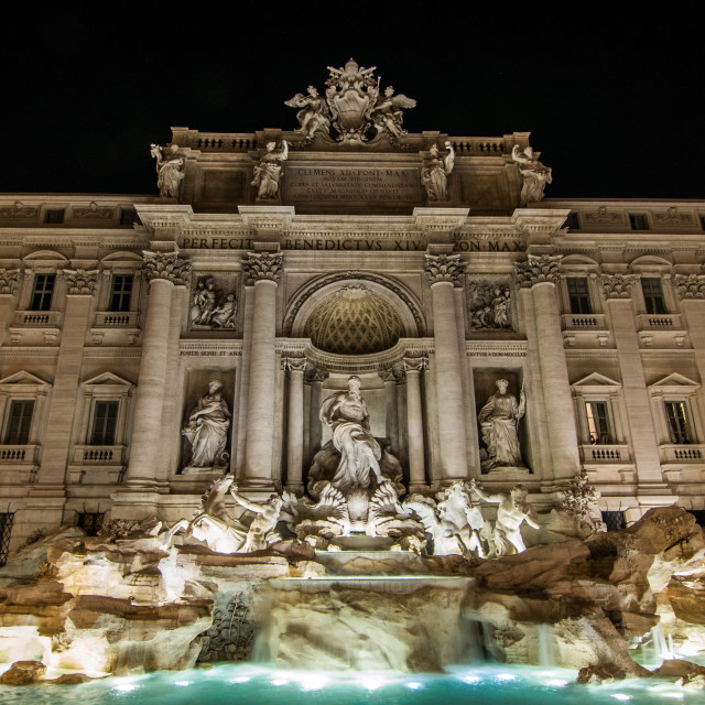 "Trevi Fountain - Rome." stock image