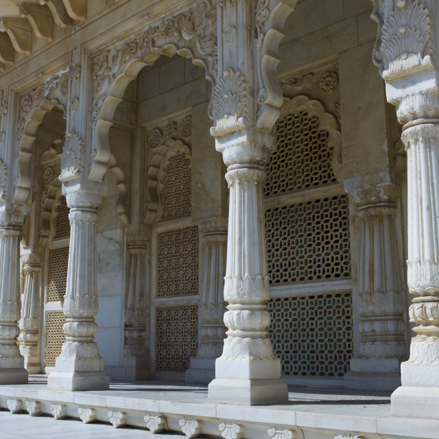 "Jaswant Thada, the Maharaja of Jodhpur Memorial, built 1906, at Jodhpur in..." stock image