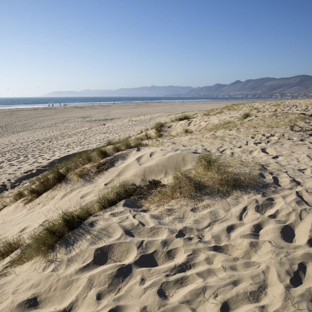"Dunes and beach, Pismo Beach, San Luis Obispo County, California, United..." stock image