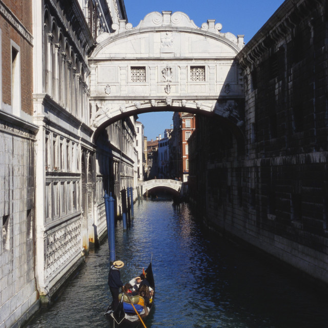 "Bridge of Sighs, Venice, Italy" stock image