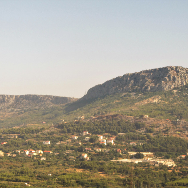 "Croatian Hills" stock image