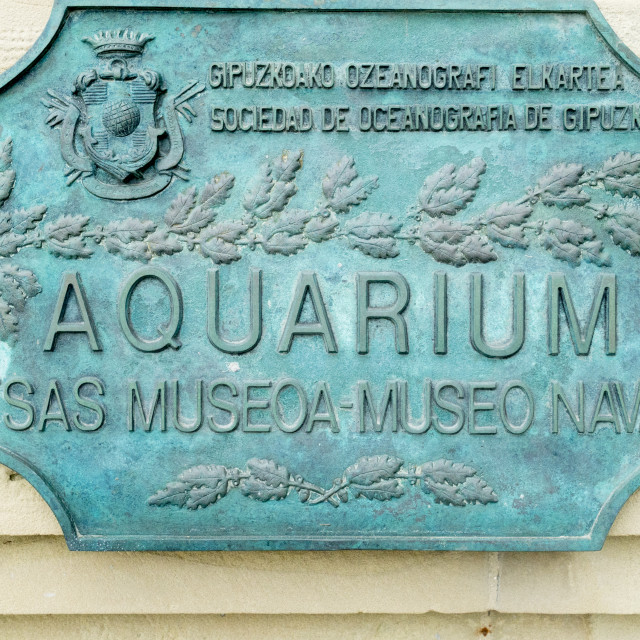 "Aquarium in San Sebastian" stock image