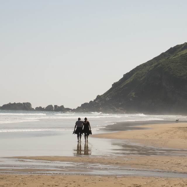 "Zarautz Beach" stock image