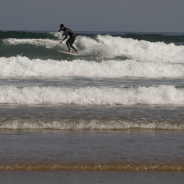 "Zarautz Beach" stock image