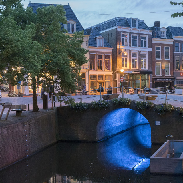 "Leeuwarden Canals" stock image