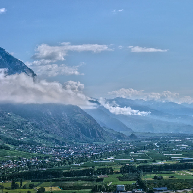 "Mountain clouds" stock image