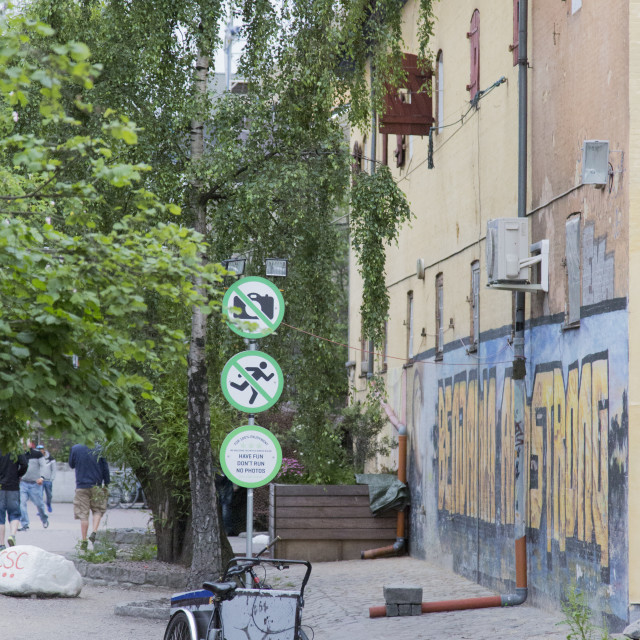 "Pusher Street" stock image