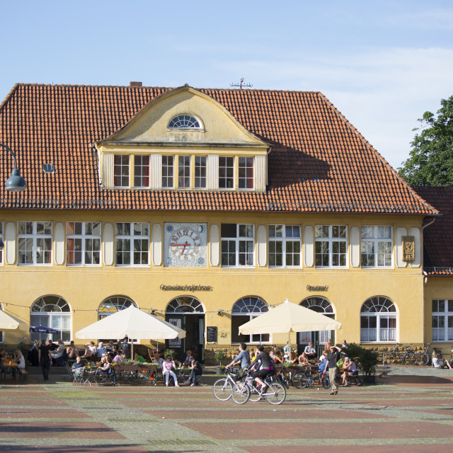 "square Siegfriedplatz in Bielefeld" stock image