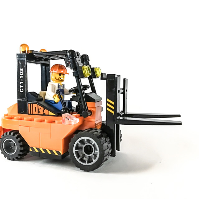 "Forklift truck" stock image