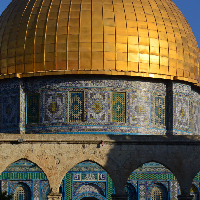 "Dome of the Rock" stock image