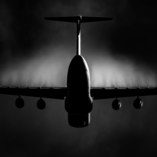 "Aviation Art Noir" stock image