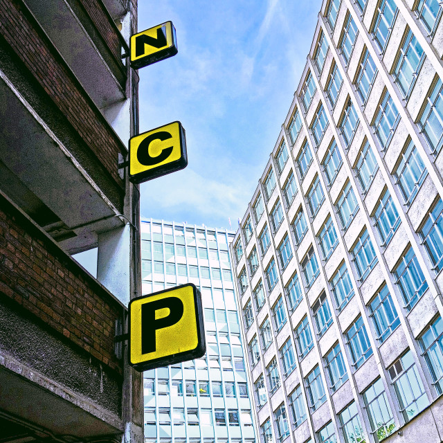 "NCP Car Park" stock image