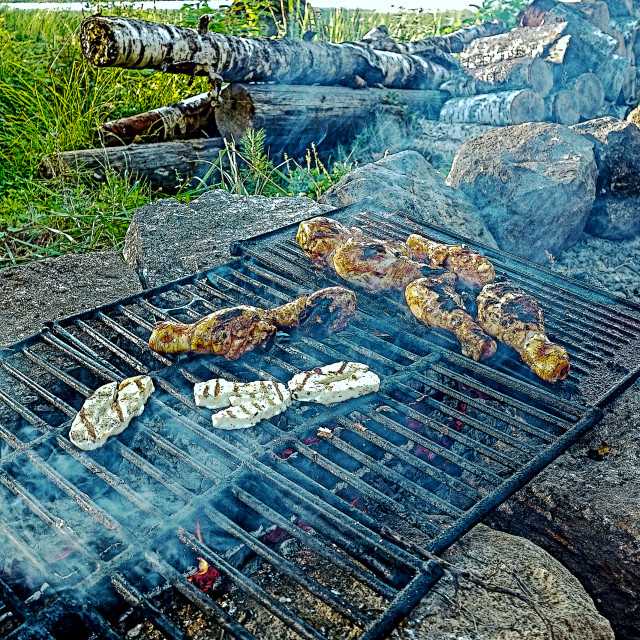 "Alfresco dining in Finland" stock image