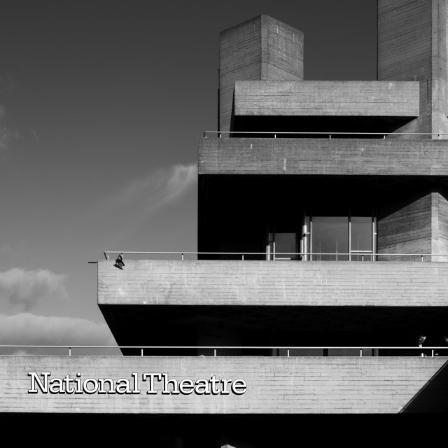 "The National Theatre" stock image