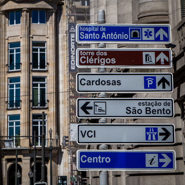 "Porto Signage" stock image