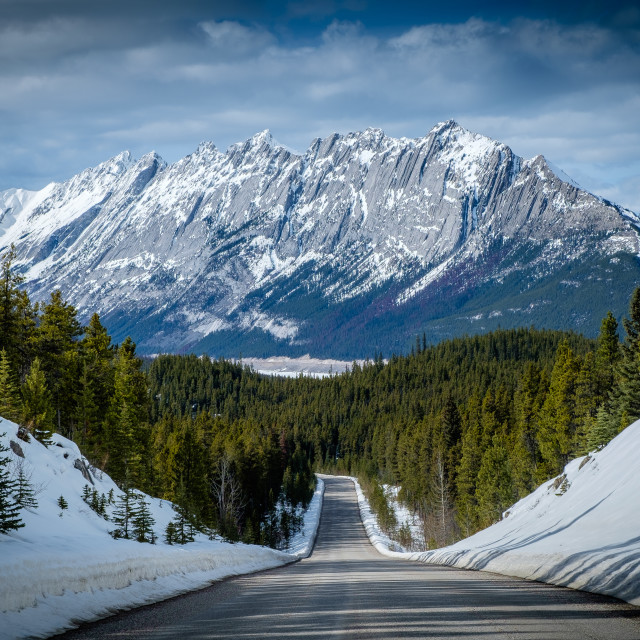 "Mountain Road" stock image