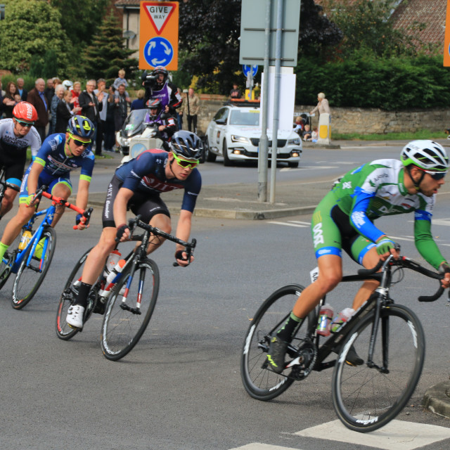 "Tour of Britain 2017, Stage 4, Harworth, Nottinghamshire" stock image