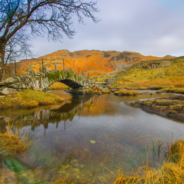 "Slaters Bridge" by Russell Waite Photography - $26.93 "Slaters Bridge" stock image