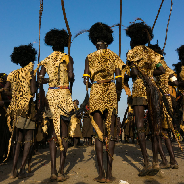 "Dassanech Dimi ceremony to celebrate circumcision of teenagers, Sies,Turkana..." stock image