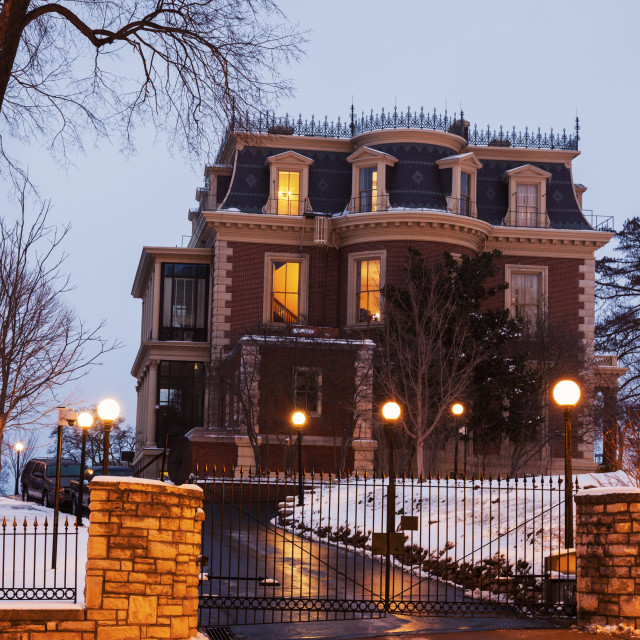 "Missouri Governor´s Mansion" stock image