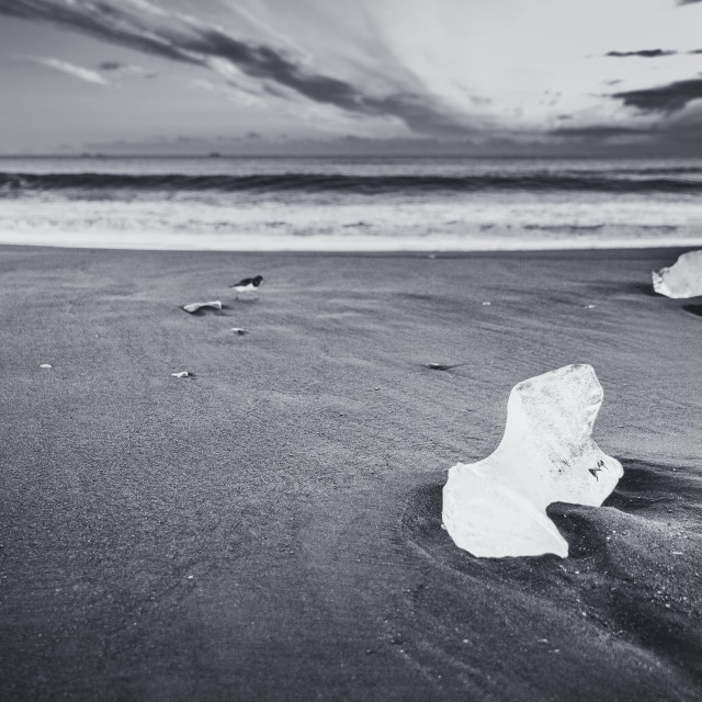 "The Diamond Beach" stock image