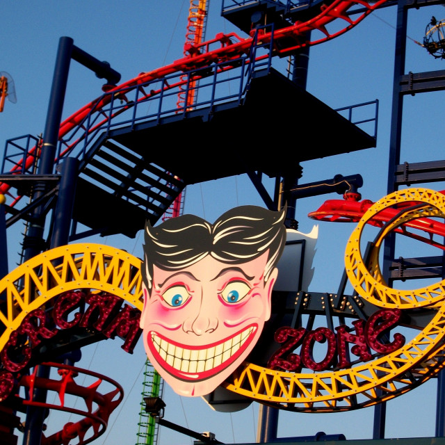 Scream Zone Entrance with Tillie (Coney