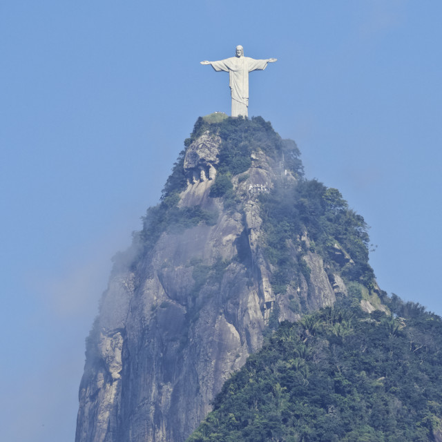 Brazil City Of Rio De Janeiro Christ The Redeemer Statue On Top Of The License Download Or Print For 49 00 Photos Picfair