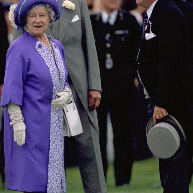 "Queen Elizabeth The Queen Mother" stock image