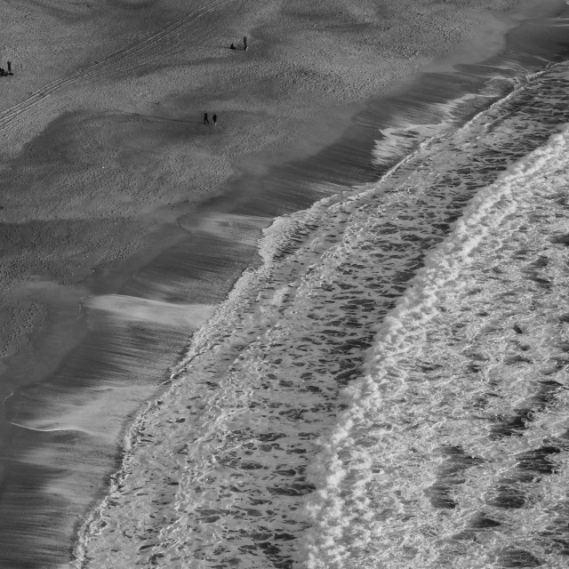 "Beach and sand Top View" stock image