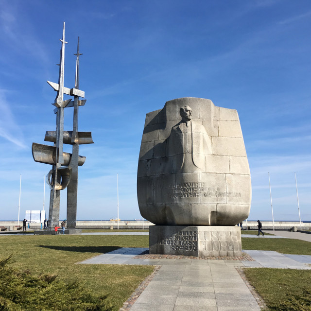 "Gdynia: Joseph Conrad Monument" stock image