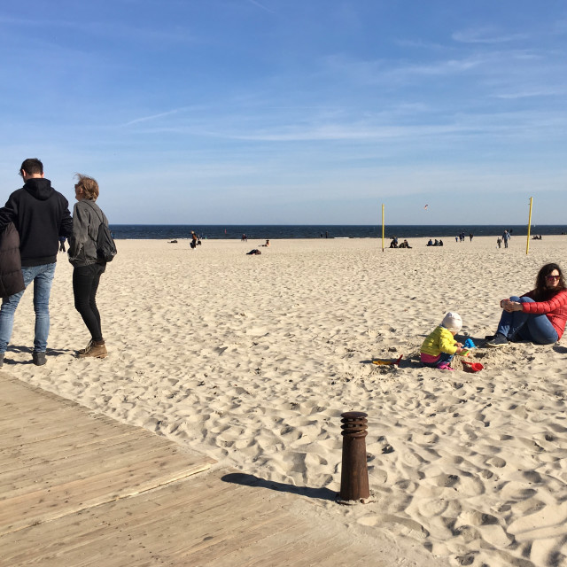 "Gdynia: City Beach" stock image