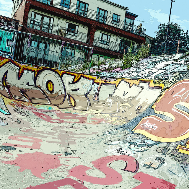 "Bedminster Skate Park" stock image