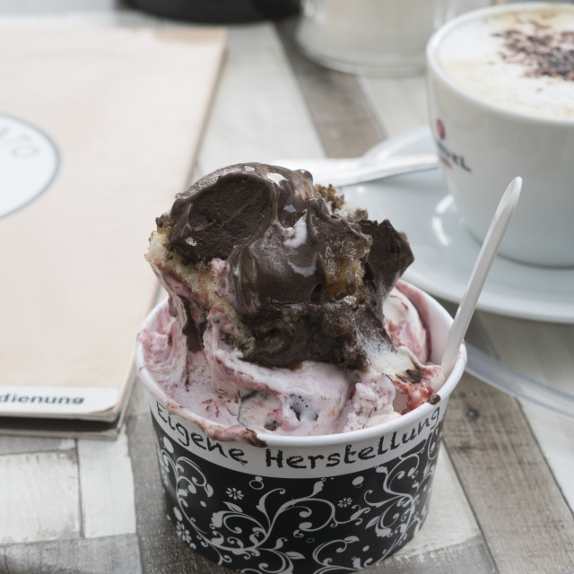 "Home made Icecream" stock image