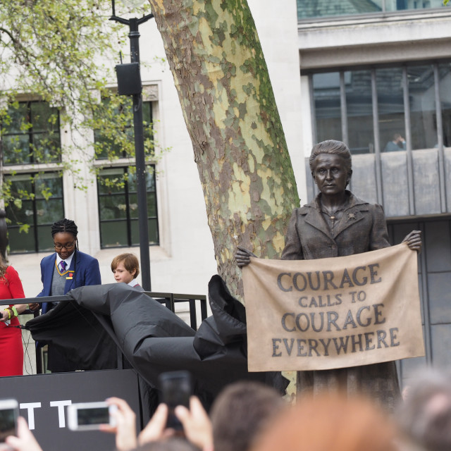 "Millicent Fawcett Statue" stock image