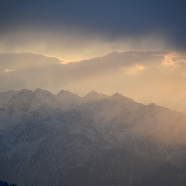 "The Storm Passes" stock image