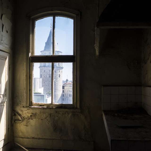"Galata tower" stock image