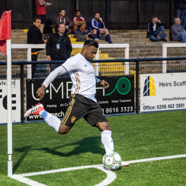 "Corner Kick" stock image