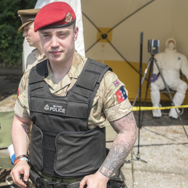 "British Military Police in Germany" stock image