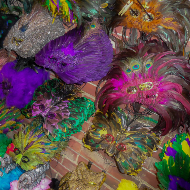 "Mardi Gras Masks" stock image