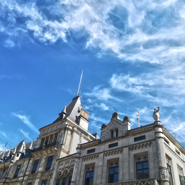 "Palais Grand-Ducal, Luxembourg City" stock image